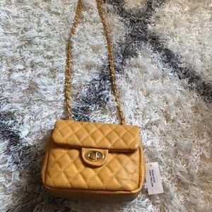 Yellow crossbody bag